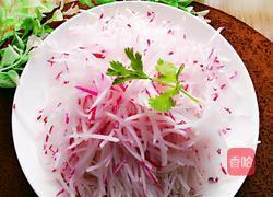 凉拌红皮萝卜的做法图解3