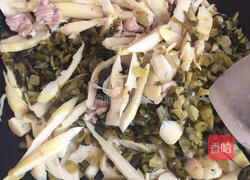 咸菜炒鲜笋的做法图解4