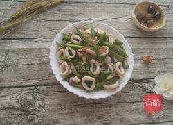 芦笋炒鱿鱼的做法图解7