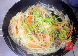 三丝炒牛肉的做法图解8