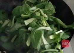 炒小白菜的做法图解2