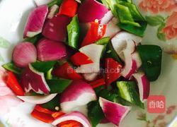 爆炒七彩猪肝的做法图解3