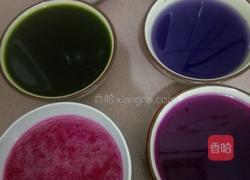 彩虹色彩蒸饭的做法图解2