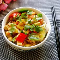 五彩时蔬荞麦面的做法[图]