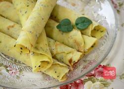 黑芝麻蛋卷的做法图解12