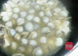 蛤蜊鹌鹑蛋豆腐羹的做法图解9