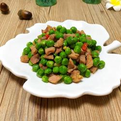 豌豆炒肉丁的做法[图]