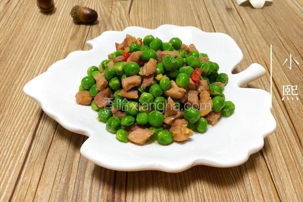 豌豆炒肉丁