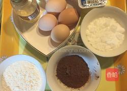 可可戚风蛋糕(八寸)的做法图解1