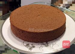 可可戚风蛋糕(八寸)的做法图解12