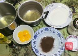 可可戚风蛋糕8寸的做法图解1