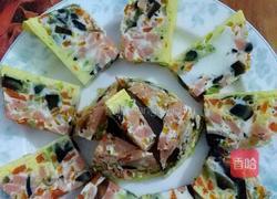 家菜*五彩蒸蛋膏的做法图解11