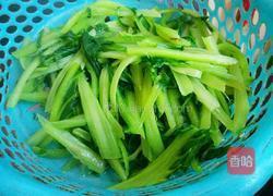 耗油根达菜的做法图解4