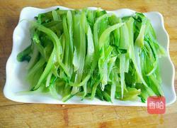 耗油根达菜的做法图解10