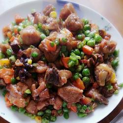 豌豆炒鸡块的做法[图]