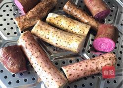紫薯山药糕的做法图解1