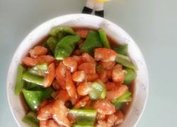 青椒炒虾段