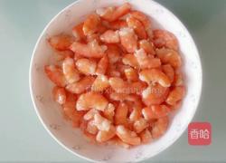 青椒炒虾段的做法图解2
