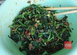 炝拌菠菜的做法图解4