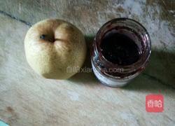 蓝莓蒸梨的做法图解1
