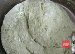 菠菜玫瑰花卷花式馒头的做法图解3