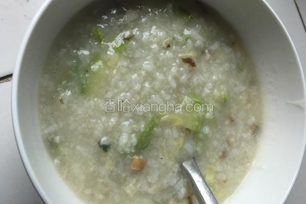 西葫芦香菇粥