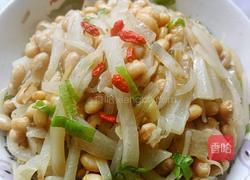 白萝卜丝炒黄豆的做法图解10