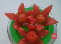 西红柿洒白糖的做法图解3