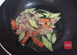 肉片炒青瓜的做法图解6