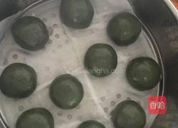 咸蛋黄肉松青团(网红青团)的做法图解9