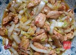 娃娃菜炒肉的做法图解9