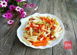 胡萝卜炒山药的做法图解6