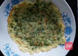 荠菜鸡蛋饼的做法图解7