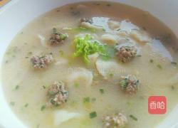 面片肉丸汤的做法图解7