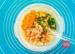 香葱火腿肉松咸饼干的做法图解6