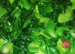 蚝油汁淋芥菜的做法图解4