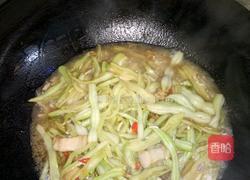 肉丝芸豆的做法图解3