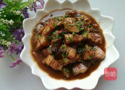 五花肉红烧咸鱼的做法图解9
