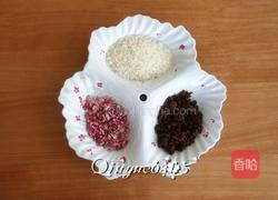 桃花粥的做法图解1