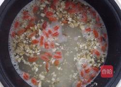 核桃枸杞粥的做法图解4