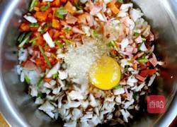 米饭鸡蛋煎饼的做法图解3