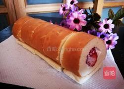 草莓蛋糕卷的做法图解12