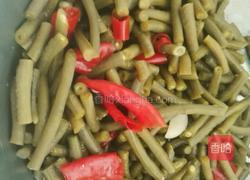 肉末炒酸豆角的做法图解2