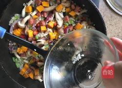 意式蘑菇南瓜炖饭的做法图解7