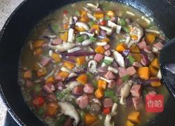 意式蘑菇南瓜炖饭的做法图解8