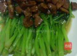 红烧肉浇汁小花菜的做法图解5