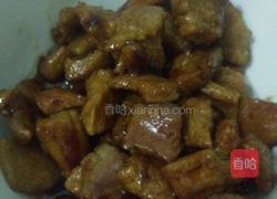 红烧肉浇汁小花菜的做法图解4