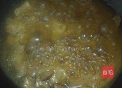 红烧肉浇汁小花菜的做法图解3