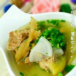 天麻罗卜排骨汤的做法[图]