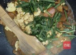 韭菜鸡蛋西红柿面的做法图解8